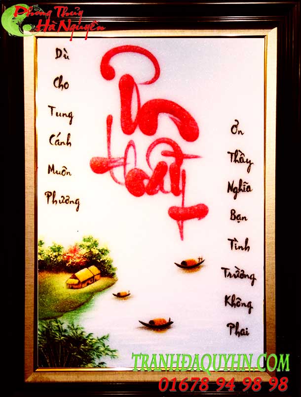 Quà tặng thầy cô giáo - tranh đá quý